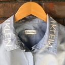 Calvin Klein Y2K  Shirt Dress Belted Collared  Denim Colored Womens Size Smal… Photo 2