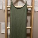 Cotton On Cute Sage Green Slip On Ribbed Dress with Little Bow Detail Soft Material Photo 1