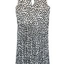 The Loft  Ann Taylor Cream & Black Polka Dot Sleeveless Dress Medium Photo 1