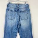 Good American NWT  Good Vintage Jeans Distressed Frayed Hem Sharkbite Straight 27 Photo 7