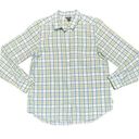 Eddie Bauer  Womens Button Down Shirt Blouse Top Plaid Collared Small Photo 0