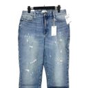 Good American NWT  Classic Bootcut Distressed Sexy Jean High Rise 4 27 Blue #1702 Photo 2