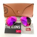 Ray-Ban  Pink Avaitor 112/4T Size 58mm Unisex  Photo 0