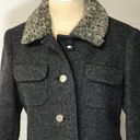 L.A.M.B. Vintage 1960 Wool And Curly Fur Coat  Size XS  Fully Lined, Union Made USA Photo 3