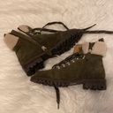 Rebecca Minkoff  Jaylin Shearling Cuff Suede Hiking Boots Photo 3