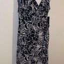 Tiana B . Black and White Sleeveless Wrap Around Dress 🆕 size large Photo 3