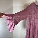 Entro NWT UO  Women's Purple Pink Lace 3/4 Sleeves Cute Boho Dress Size M Photo 3