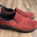 L.L.Bean  Moc Red Orange Suede Slip On Shoes Women's Size 9 Photo 0