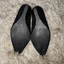 Anthropologie  Pied Juste Navette black suede wedges 7.5 Photo 3