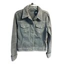 DKNY   Brown Denim Jacket Sz L Photo 0