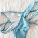 NWT Baby Blue Cutout Bikini Set Size M Photo 1