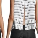 Rebecca Minkoff  Marie striped flyaway back cropped sleeveless top xs Photo 0