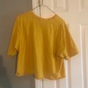 Sonoma Yellow Cropped T-Shirt Photo 1