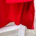 Cotton Candy LA Red Linen Keyhole Dress Size Medium Photo 6