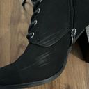 X-Appeal Black Lace-Up Boots Photo 3