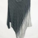 Women's Dip Dye Asymmetrical Poncho/Sweater Size M Size M Photo 0