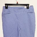 Chico's Chico’s So Slimming Petite Brigitte Gingham Ankle Pants Nablus white size US 6 Photo 3