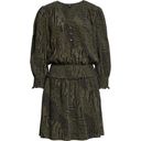 Rails  Zana Animal Print Smocked Long Sleeve Minidress Size Large New with Tags Photo 4