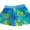 Catalina  Mini Swim Skirt Bottoms Tropical Floral Print Semi-Sheer Overlay S 4/6 Photo 1