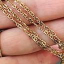 Anthropologie 18K Rose Gold Baby Link Necklace Photo 4