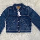 American Eagle NWT  cropped jean jacket size S Photo 2