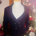 Laundry by Shelli Segal Black Double Breasted Blazer Size 8 Photo 0