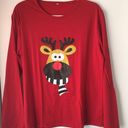 Reindeer Christmas Shirt, XL Red Photo 0