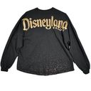 Spirit Jersey  Shirt Women XXL Disneyland Black Gold Spellout Casual Basic Travel Photo 1