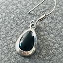 Sterling Silver Vintage  Mex 925 Stamped Onyx Single Earring Photo 1