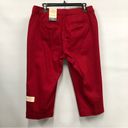 St. John’s Bay  rumba red capri mid rise women’s size 12 Photo 1