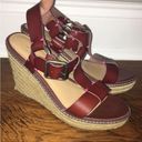 American Eagle  leather wedges size 9 Photo 1