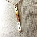 The Bar Gold tone aloha pendant necklace Photo 0