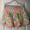 Free People New  Crop Strapless Mini Lula Bubble Skirt Set Floral Size Large Photo 4