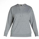 Athletic Works  Womens Hoodie Size Medium 8-10 Gray Lightweight Terry Lining New Photo 0