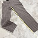 A New Day  Bi Stretch Skinny Ankle Pants Mid Rise Beige Gray Brown Plaid Size 2 Photo 4