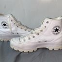 Converse White Hightop Photo 1