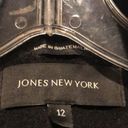 Jones New York  Classic Black Wool Coat Photo 2