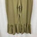 Matilda Jane  Olive Green Big Ruffle Bottom Pants Sz.S Photo 9