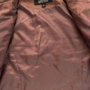 Kenneth Cole  Women Dusty Pink Bomber Jacket Full Zip Cut Out XL Photo 3