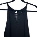 Torrid  Sleeveless Black Lace Tunic Peplum Top Women's Size 1X Stretch Photo 2