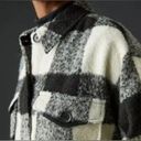 Good American  plaid oversized shacket Photo 3