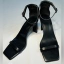 Oak + Fort  womens black strappy heels Photo 2