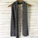 Boutique NWOT Marled Knit Scarf Black White & Gray Photo 1