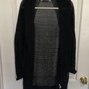 Athleta  Knit Cardigan Sweater Black Small Photo 0