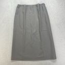 Ralph Lauren New  Collection Purple Label skirt womens 8 gray lined side zip Photo 0