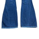 MEK Denim Oaxaca Easy Bootcut Jeans Distressed Dark Wash Flap Pocket‎ Womens 26 Blue Photo 9