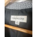 Evan Picone Evan-Picone Women's Black and White Blazer Jacket with Shoulder Pads Size 2P Photo 3