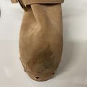 Steve Madden  Hilde Boho Tan Suede Leather Bohemian Wood Block Heel Clogs Photo 12