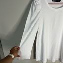 Tuckernuck  Pomander Place Vesty Long Sleeve Crewneck Top White Size Meddium Photo 4