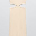 ZARA nwt ribbed knit cut out midi dress Photo 4